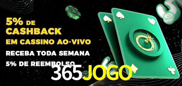Promoções do cassino ao Vivo 365JOGO
